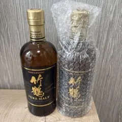 【竹鶴】旧黒ラベル2本 700ml ニッカ・終売品・箱無しのサムネイル