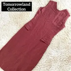 TOMORROWLAND collection リネン ワンピース ノースリーブ