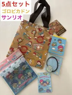 ゴロピカドン　メモ帳　ステッカー　ヘアゴム　ミニトートバッグ　ジッパーバッグのサムネイル