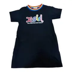 X-girl STAGES キッズ 半袖ワンピース 120cm キラキラ ギャル