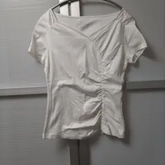 INDIVI、ホワイト Tシャツ 38サイズ 綿100%のサムネイル