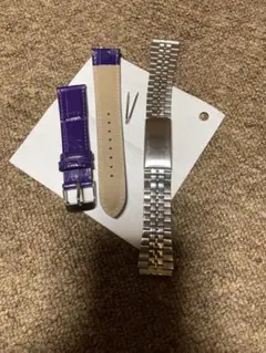腕時計　交換用ベルト　2本セット　少し訳あり品ですが使用に問題無し　格安品❗️