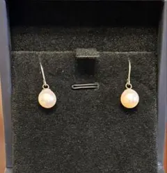 淡水パール真珠 フック式ピアス