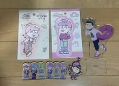 おそ松くん アクリルスタンドとステッカーなど セット