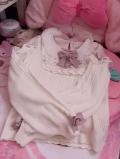 リズリサ スクエアヨークフリルニット‪‪‪‪♥︎⁡のサムネイル
