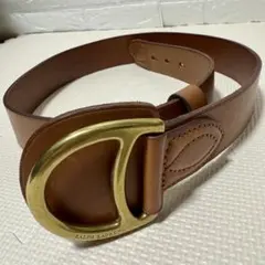 RALPH LAUREN ラルフローレン ベルト ブラウン レザー Lサイズのサムネイル