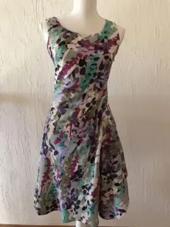 ローラアシュレイ♡綺麗系シルク綿のワンピース