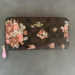 COACH花柄シグネチャー長財布新品未使用品 コーチ 長財布