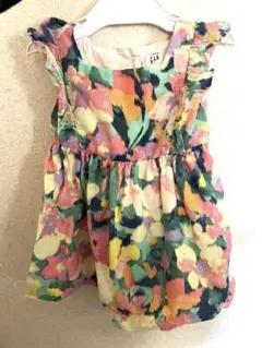 baby GAP 花柄フリルワンピース 12-18ヶ月