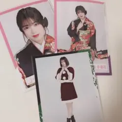 齋藤冬優花 振袖 生写真 まとめ売り