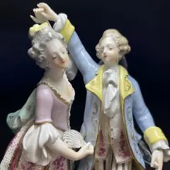 ア*ス様 美品 ドイツ製 ドレスデン レースドール フィギュリン 磁器