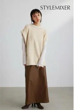 スタイルミキサー  シープニットベスト