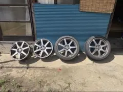 エンケイ17インチpcd100 7J+48 4本 ⚠️直接引取り限定