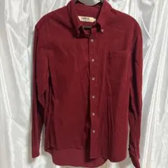 KANSAI JEANS 長袖シャツ 赤 Lサイズのサムネイル