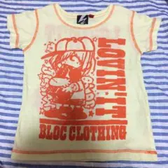 お値下げ⭐︎110cm 美品♡ BLOC 超やわらかコットンＴ☆のサムネイル