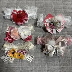 小型犬 チョーカー 首飾り 美品 5本まとめ売り