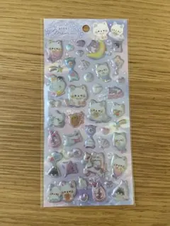 ナイトミャウ　めちゃキラシール　正規品　ねこ