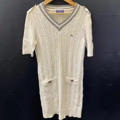5568 バーバリーブルーレーベル ニットワンピース 38/M