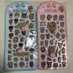 【商品説明必読】おしりシール2枚　桃シール 日焼けキティ❶