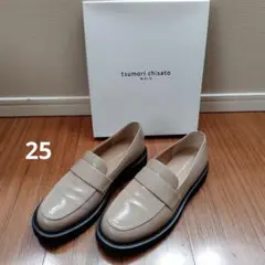 tsumori chisato WALK エナメル ローファー ベージュのサムネイル