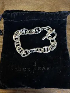 LION HEART 別注　シルバーチェーンブレスレット　メンズ　レディース