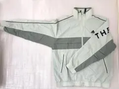 adidas オーバーサイズフィットウーブンジャケット　M ライトグリーン