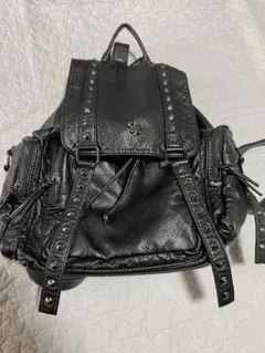 SHEIN レザースタッズリュック