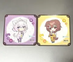 猫又おかゆ　戌神ころね　極楽湯 ホロライブ ランダムコースター ミニキャラ