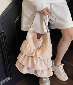 【新品・未使用】miniministore フリル トートバッグ 韓国