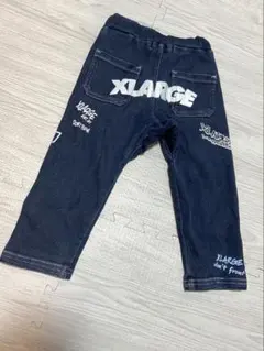 XLARGEKIDS 総柄デニムパンツ 90cm