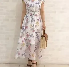 31 Sons de mode 花柄ロングワンピース