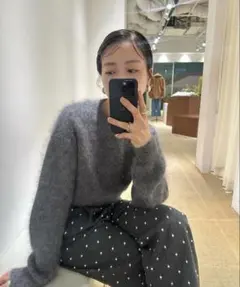 ももいちご様 NKNIT ♡pattern KNIT (GRAY) - メルカリ
