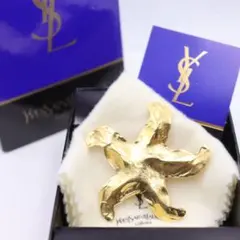 極美品★YSL ヒトデ スターフィッシュ ブローチ 大ぶり サンローランのサムネイル