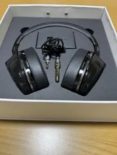 FPS フラットパネルワイヤレスヘッドホン　F01 未使用品　BK FPS ヘッドスピーカー F01B マイク搭載 リモート 平面スピーカー : B