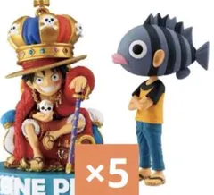 ONE PIECE ワールドコレクタブルフィギュア 2種×5 ベースショップ