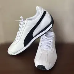 PUMA スニーカー 26cm ホワイト ブラック 383037-06のサムネイル