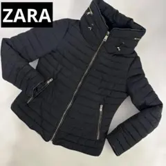 大人気✨ZARA BASIC ブラック キルティング ダウンジャケット