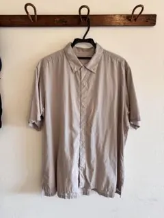 山と道　バンブーシャツ　半袖　シルバークラウド　XL