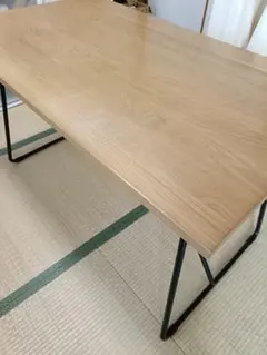 美品　無印良品 木製折りたたみテーブル W120cm 木製折りたたみテーブル | 無印良品
