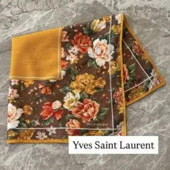 【YVES SAINT LAURENT】イヴ・サンローラン ハンカチ スカーフ