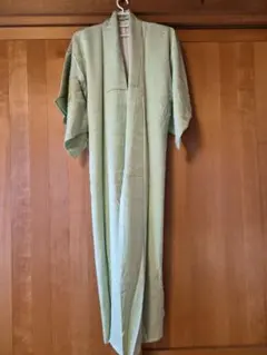 紫色花柄と薄緑色の着物等６着おまとめ バラ売り相談可