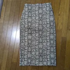 Zaraスネーク柄タイトスカート