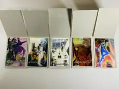 エヴァンゲリオン 3Dカード 5種コンプリートセット 新品 未使用 美品 希少