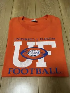 フロリダ大学 フットボール Tシャツ　ペプシロゴ　オレンジ　両面　アニマル