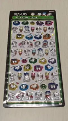 ボンボンドロップシール ミニ スヌーピー きょうだいたち 正規品