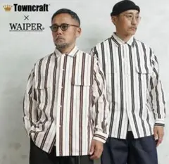 WAIPER×TOWN CRAFT 60's オンブレ ループカラーシャツ - メルカリ