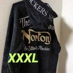 美品　Norton ノートン 裏シャギー ジップパーカー XXXL