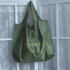 未使用　Harrods 刺繍ロゴ入りエコバッグ　大
