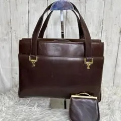 GUCCI オールドグッチ　ホースビット　レザー　ハンドバッグ　がま口　財布