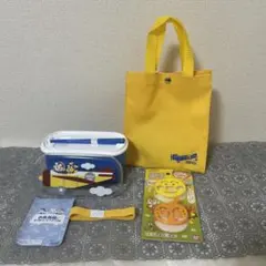 ミスドお弁当箱(セット)アンパンマンふりかけ　プレート(新品)
